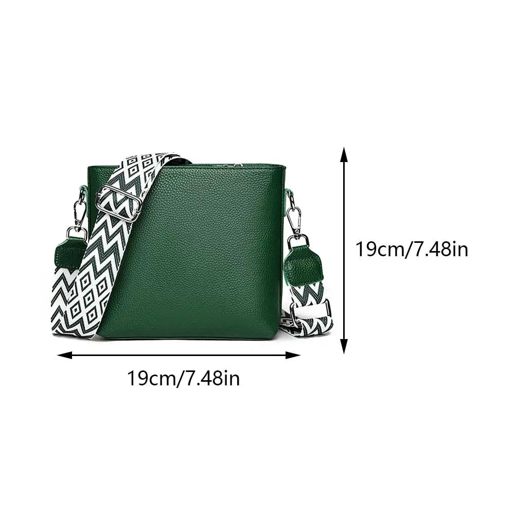 Leather Shoulder Crossbody Handbag