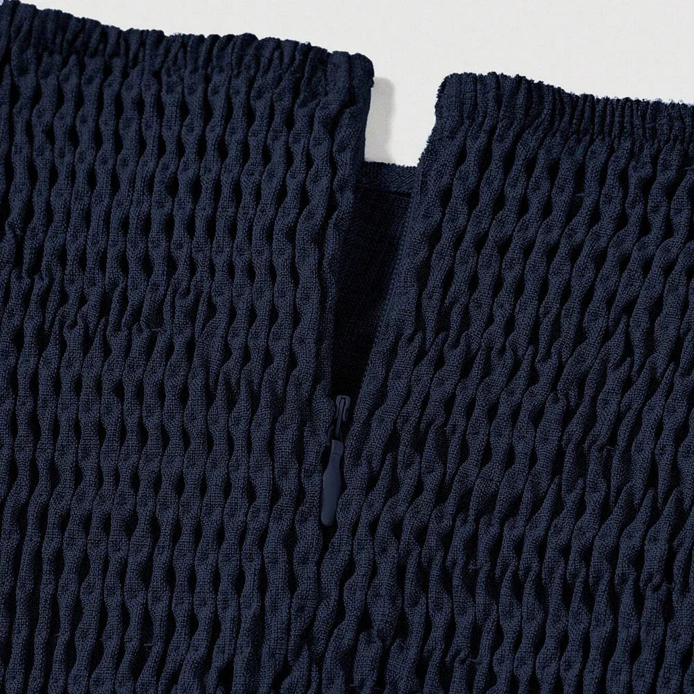 Elegant French Sleeveless Square Neck A-Line Party Dress