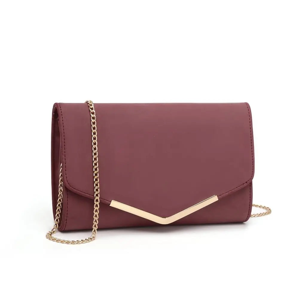 Evening Clutch Purse with Detachable Shoulder Strap Bag