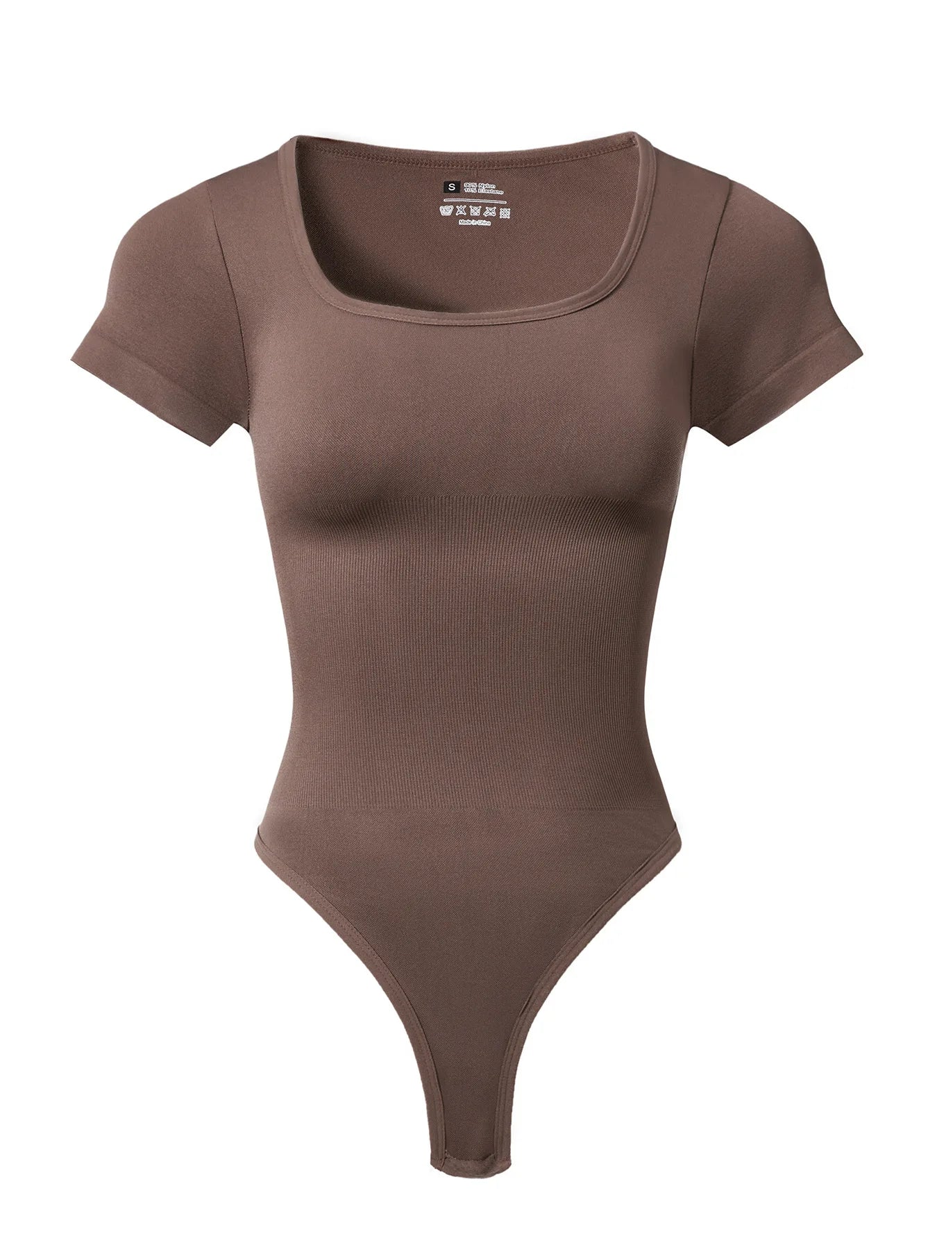 Seamless Square Neck T-shirt Bodysuit