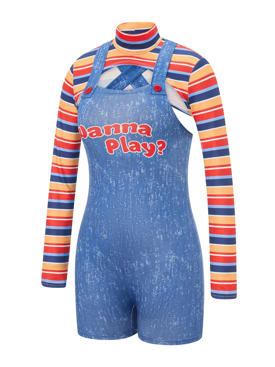 Halloween Costumes Scary Nightmare Chucky Cosplay Costume