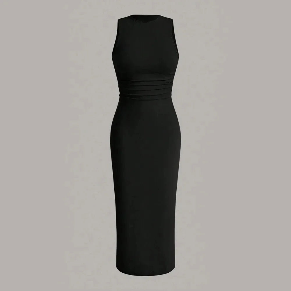 MIDI Sheath Sleeveless Pencil Dresses