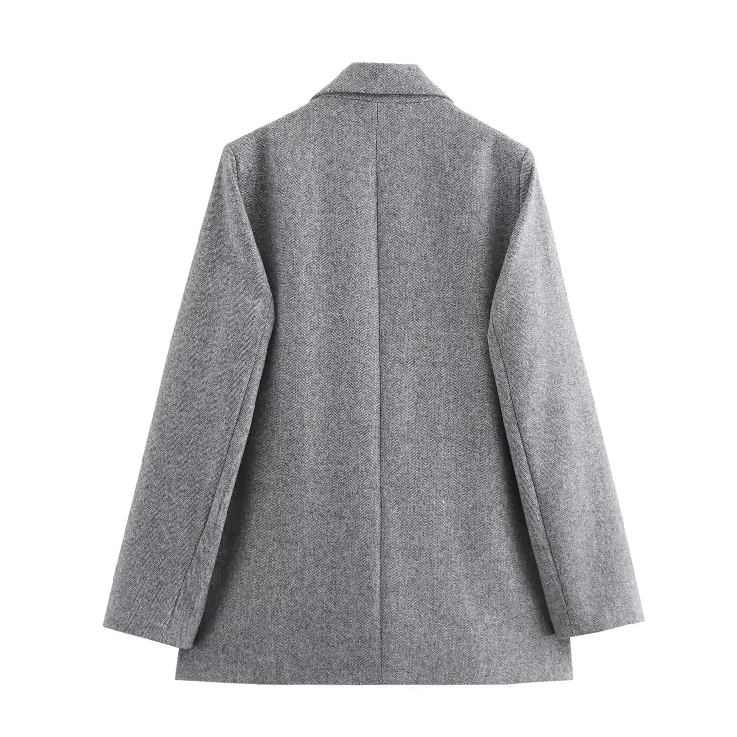 Autumn Long Sleeve Single Buckle Casual Blazers Suit Coat