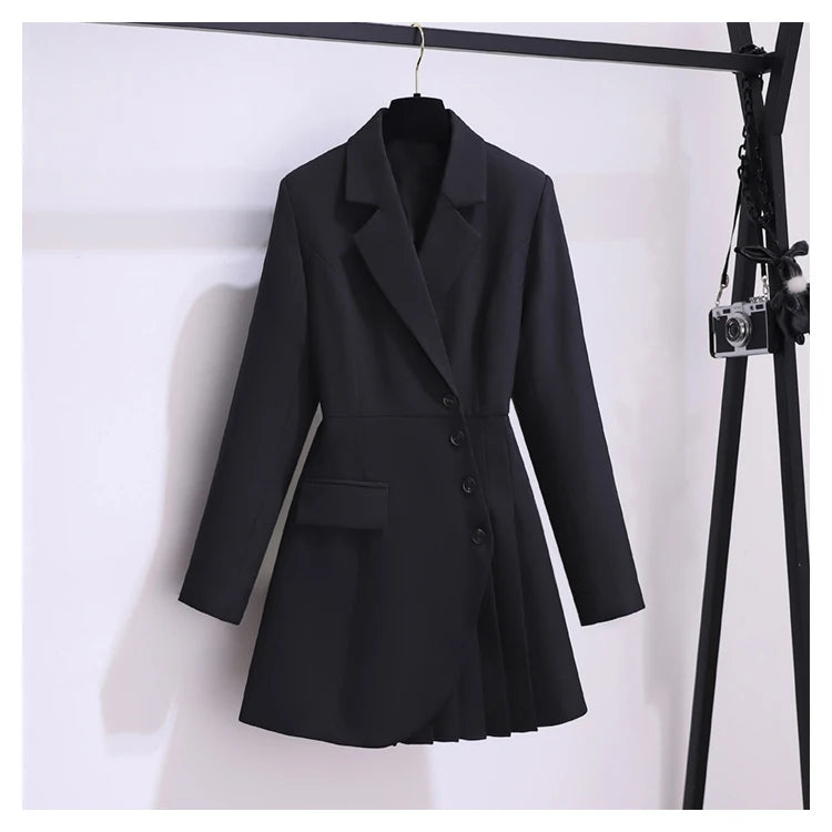 High-end Suit French Fashion High Quality Blazer New Non-ironing Anti-Wrinkle Suit Tunics