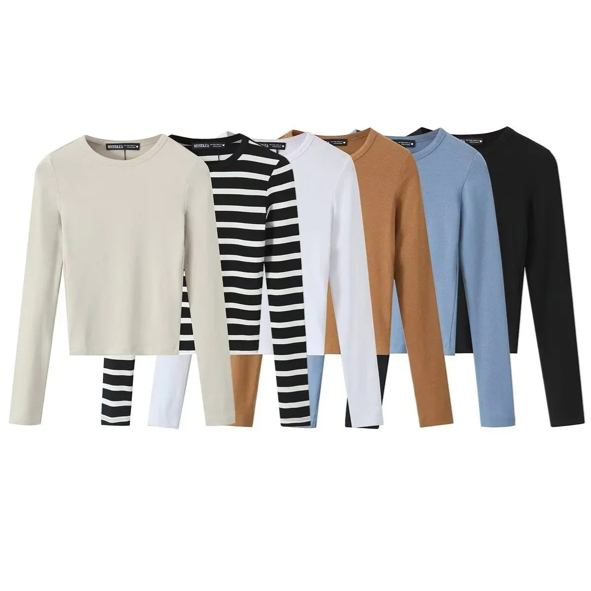 Autumn Winter Tee Pullover Chic Long Sleeved Sweater
