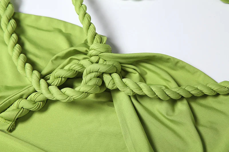 Strapless Tassel Off-shoulder Sleeveless Maxi Long Dress