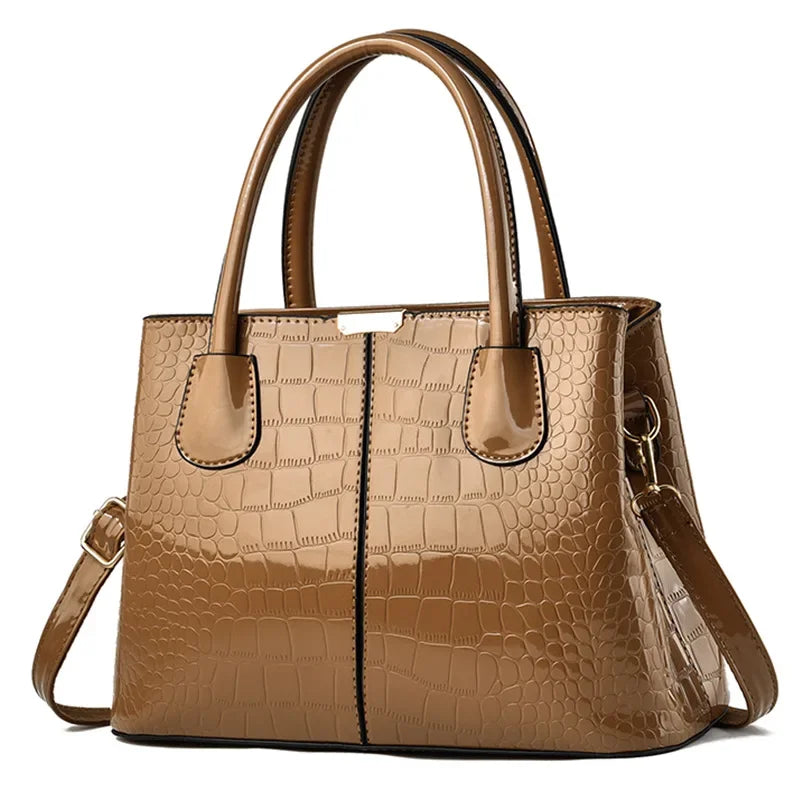 Vintage Pu Leather  Large Capacity Handbags