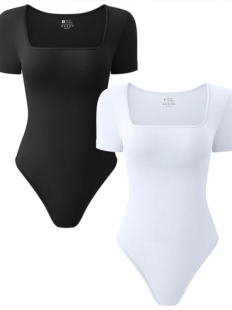 Autumn Short Sleeve Bodysuit Top