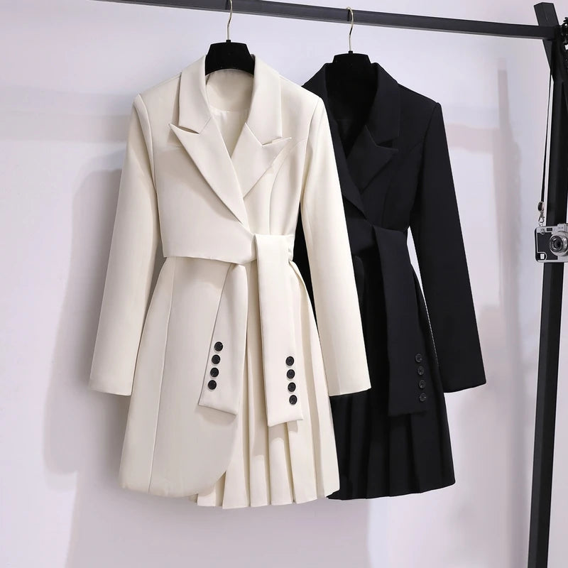 French Haute Couture Suit Dress Office Lady  Casual Fashion