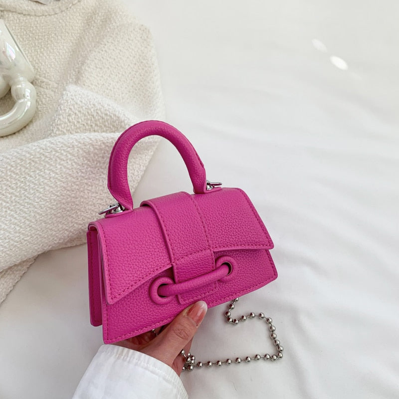 PU Leather Mini Crossbody Bag