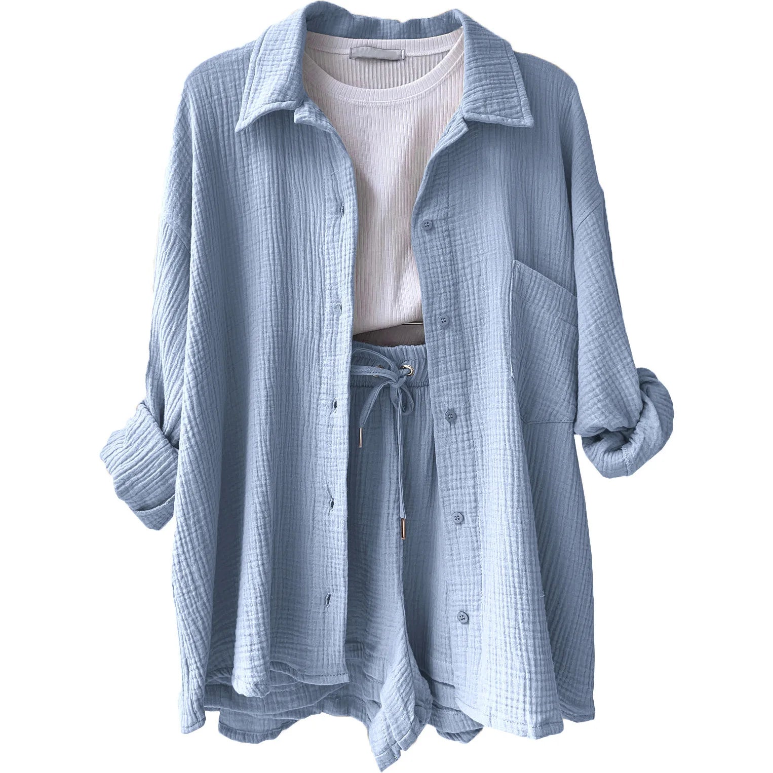Casual Loose Short Pants Sets
