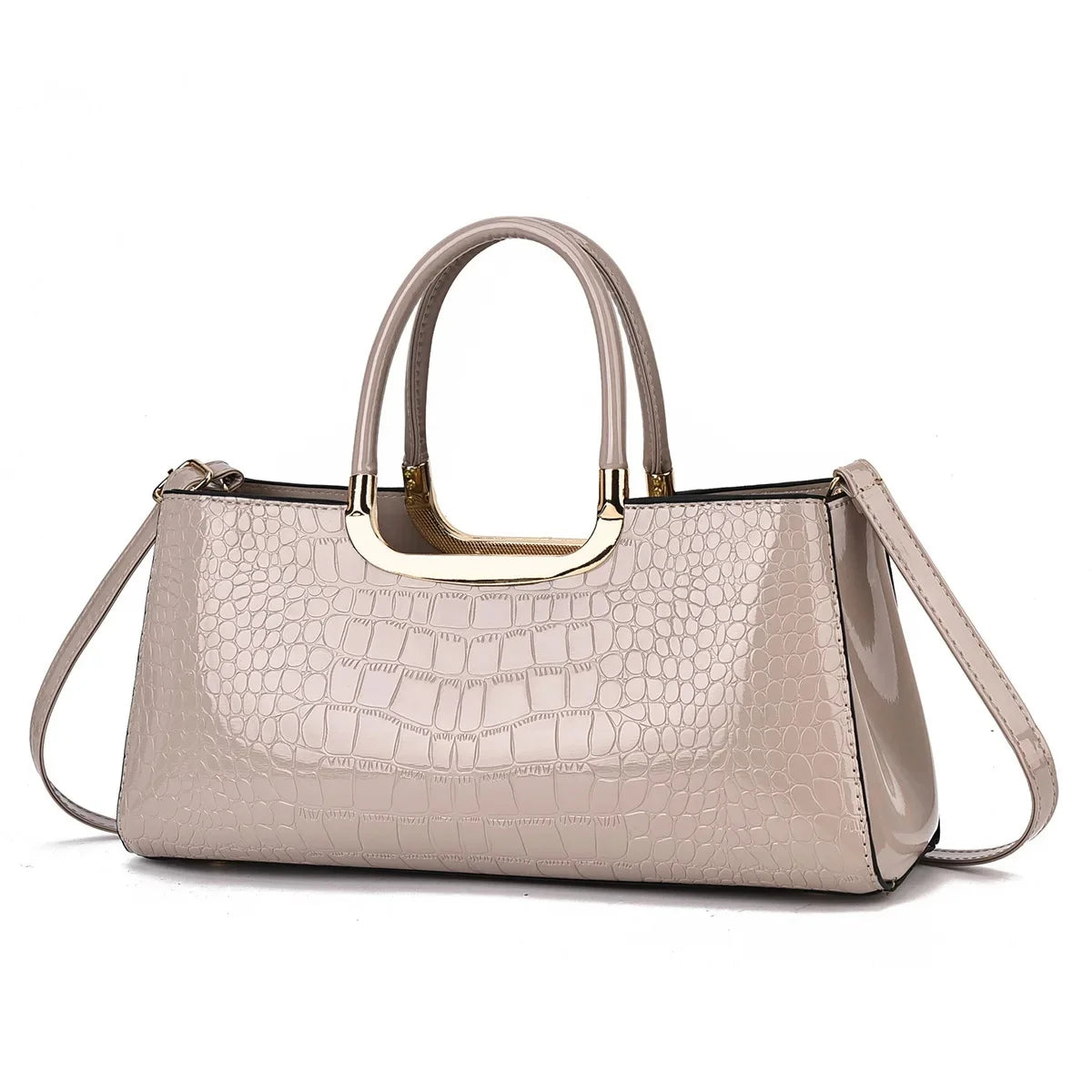 High Capacity PU Leather Crossbody Bag