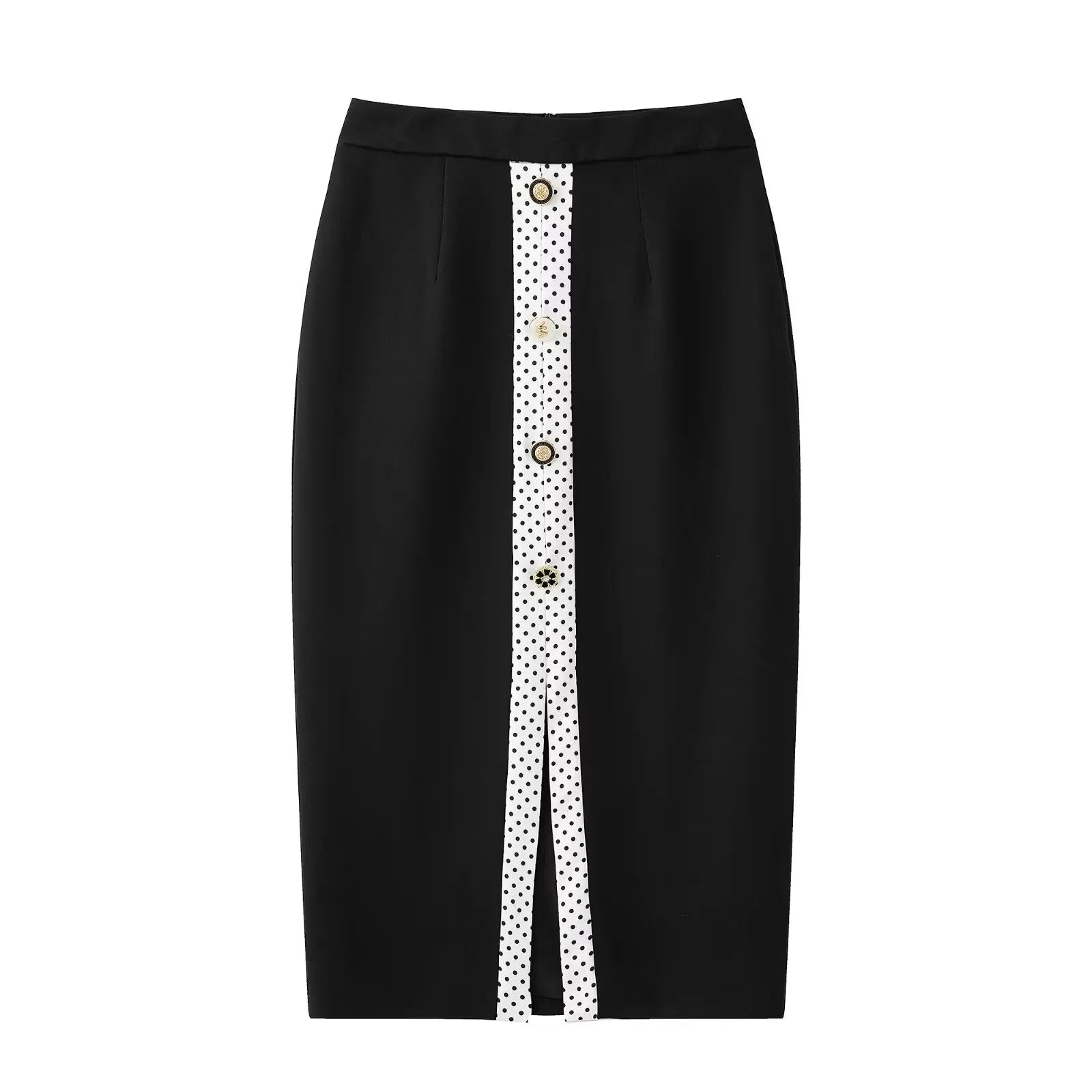 Elegant High Waist Velvet Pencil Skirt