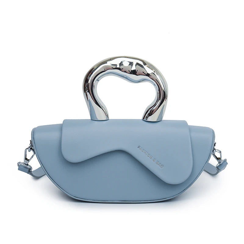 Solid High Quality Compartment Pu Women's Handbags