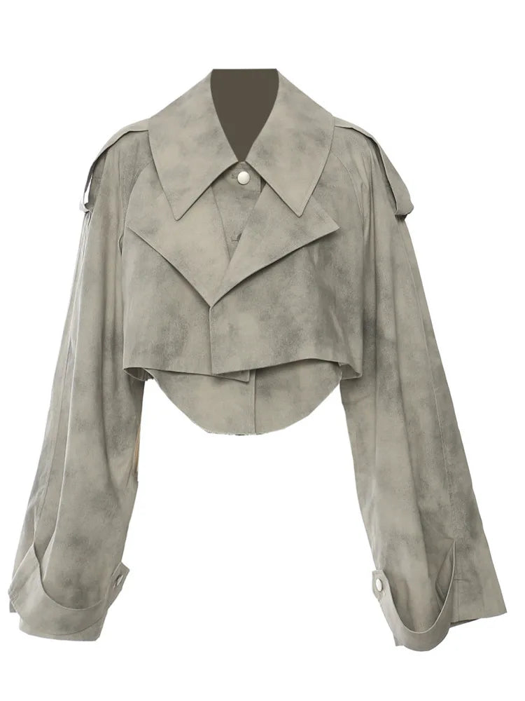 Autumn Winter Women Camouflage Print Single-breasted Coats + High Waist Bandage Skirts Suit