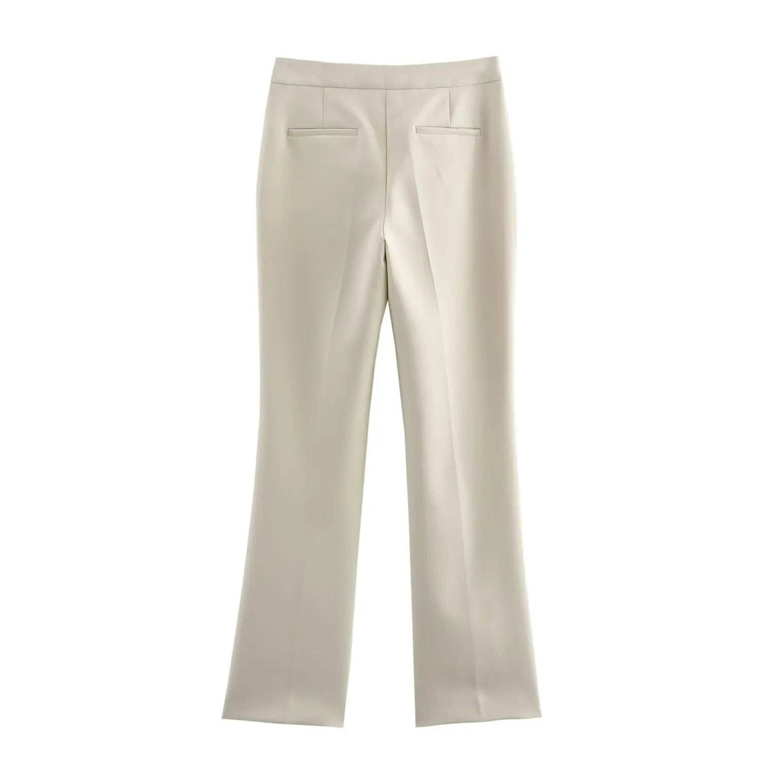 Vintage Chic Office Lady Suit V Neck Blazer Straight Loose Pants Set