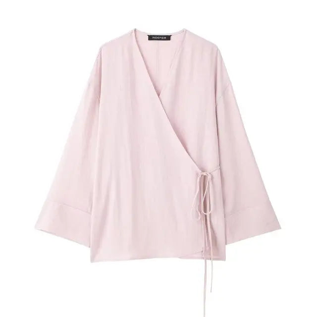 Loose Kimono Shirt  and Casual Trouser