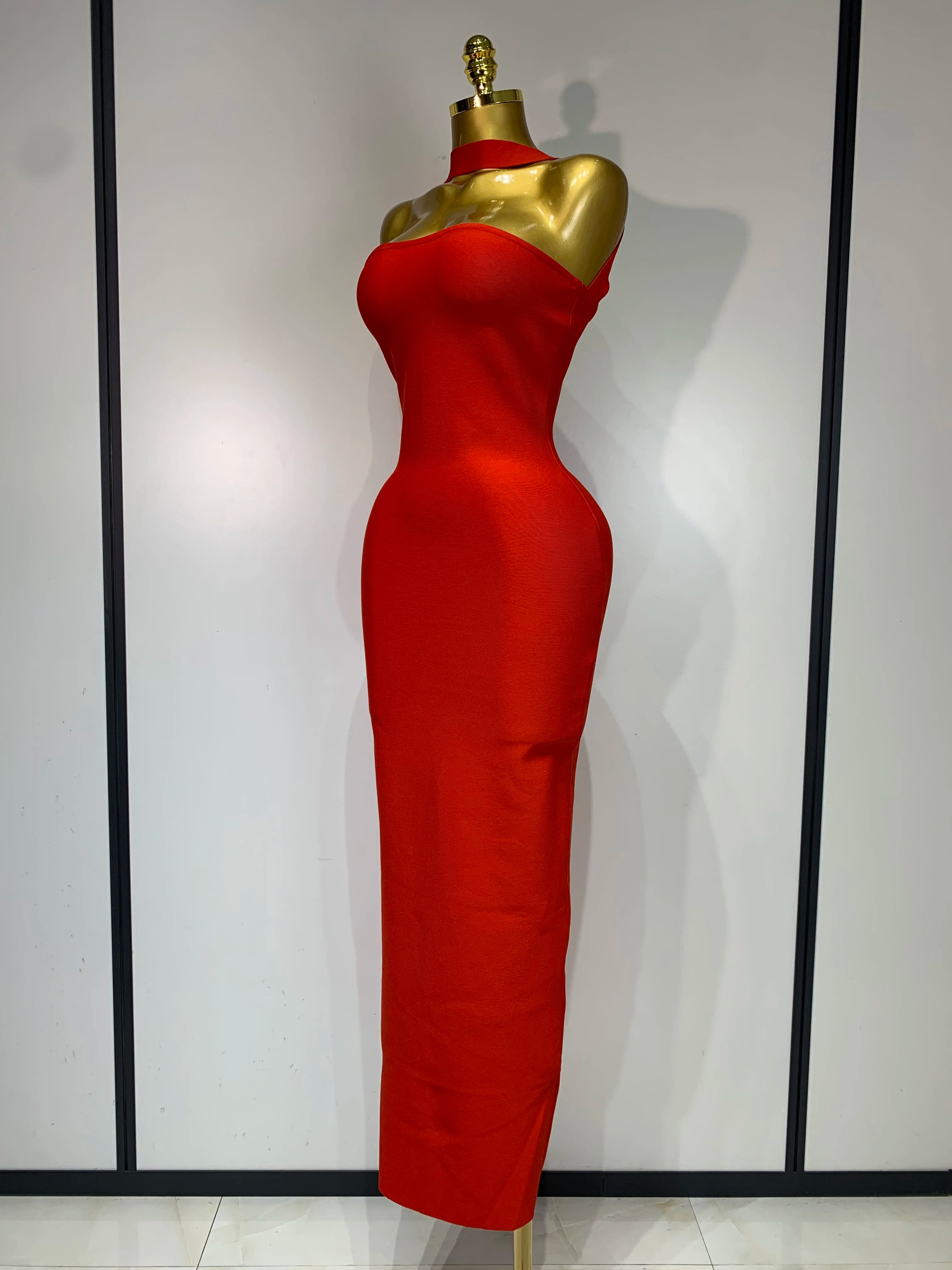 Backless Bodycon Bandage Sleeveless Maxi Long Elegant Luxury Dress