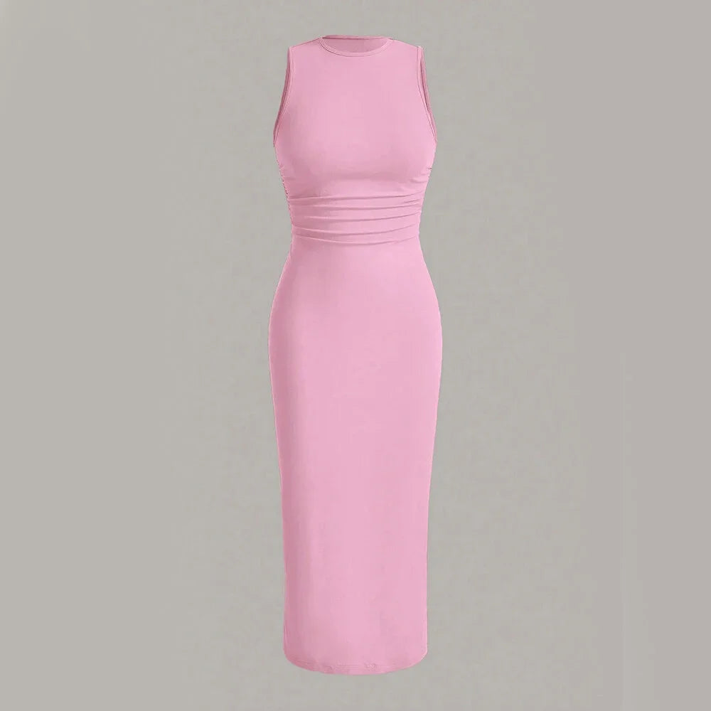 MIDI Sheath Sleeveless Pencil Dresses