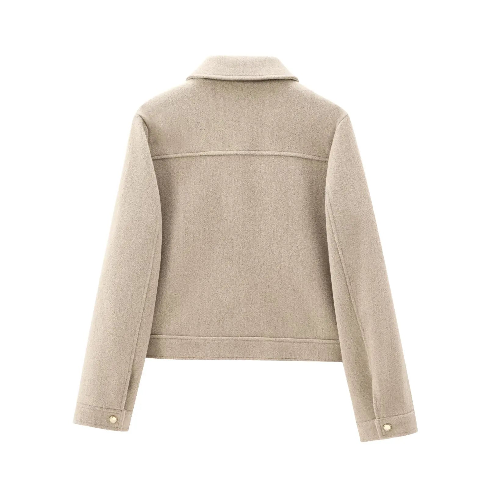 Long Sleeve Regular Fit Single Piece Winter Jacket.