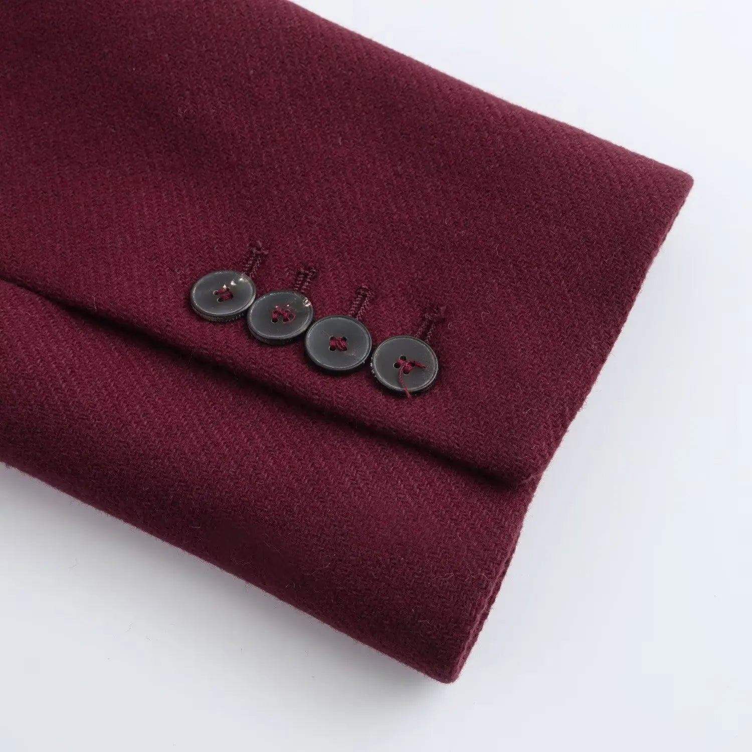 Wool Blended Lapel Long Coat