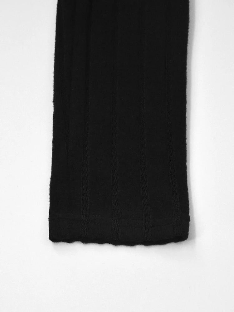 Autumn Turtleneck Long Sleeves Sheath Bodycon Dress