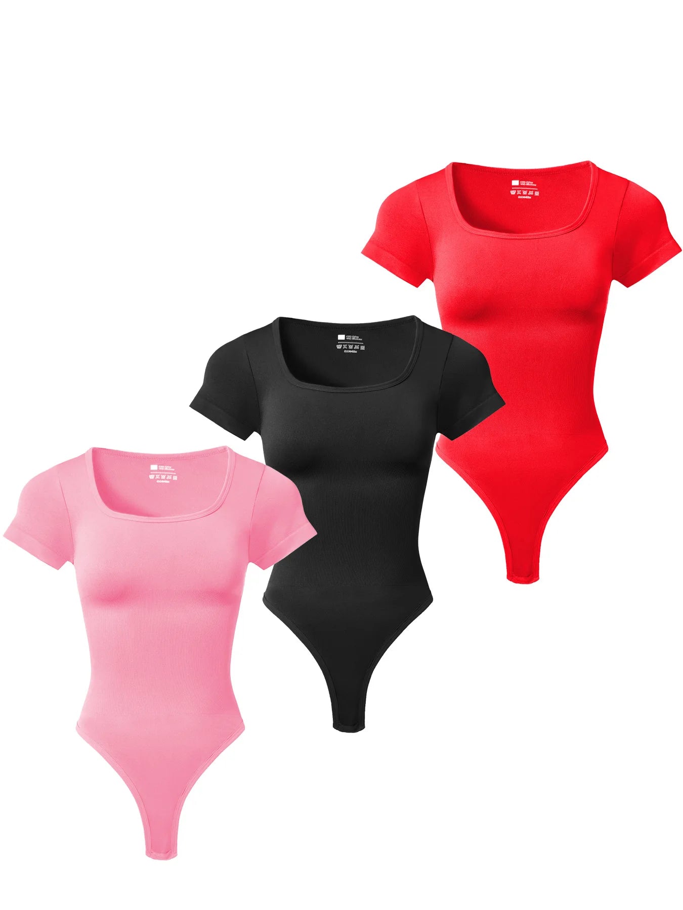 Seamless Square Neck T-shirt Bodysuit