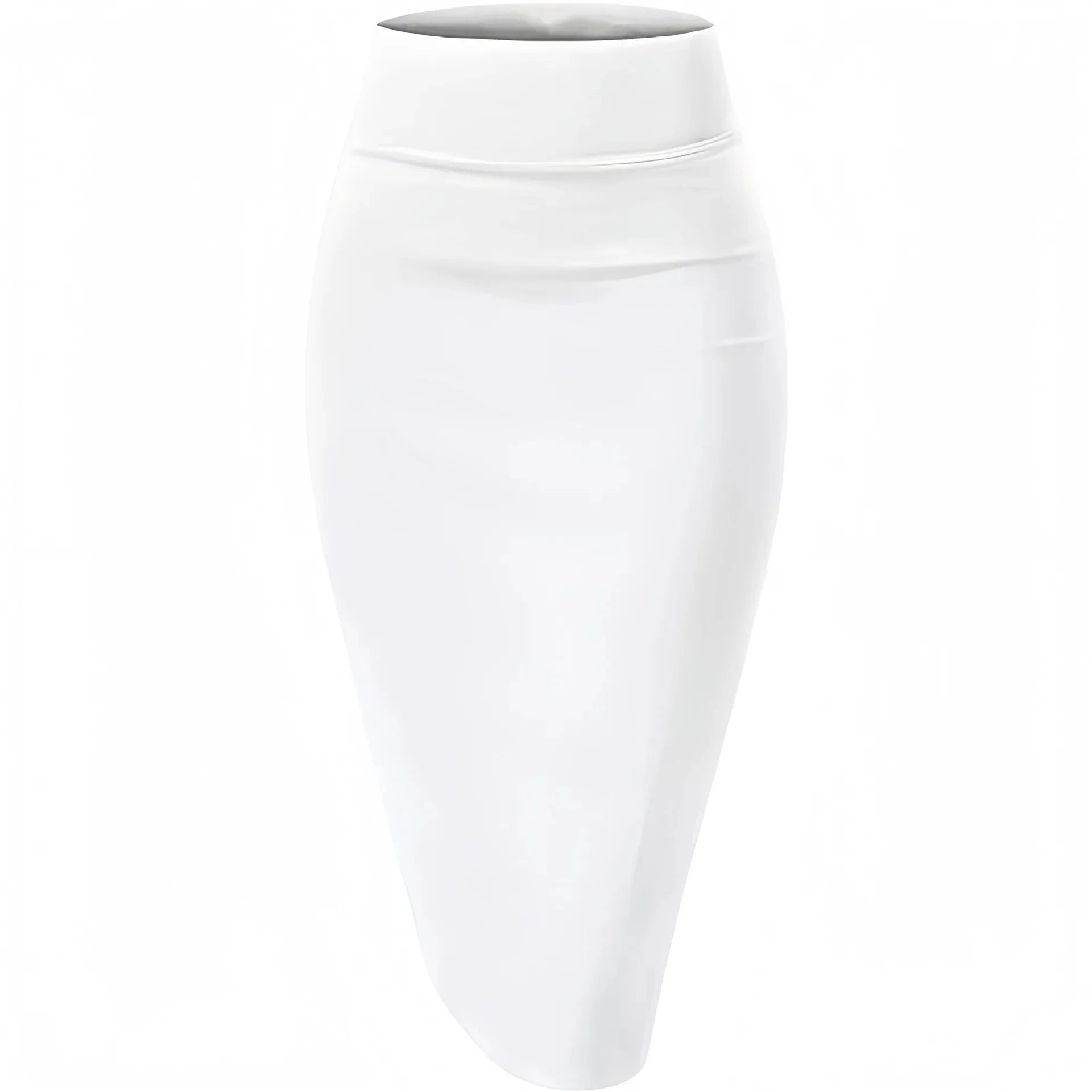 High Waist Slimming Mid-Length Slit All-Match Bodycon Skirt