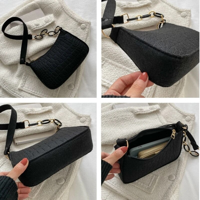 Under Crescent Small Square Handbag