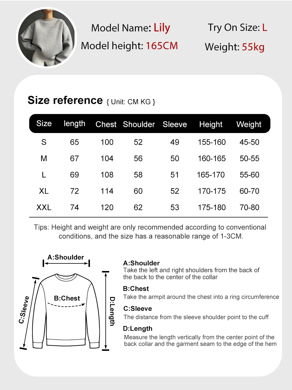 Autumn Winter Fleece Pullover Soft Breathable O-Neck Sweatshirt