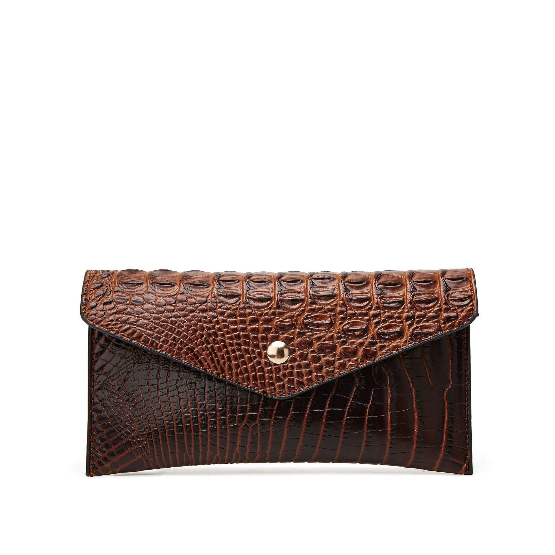 Crocodile Pattern Shoulder Crossbody Bag