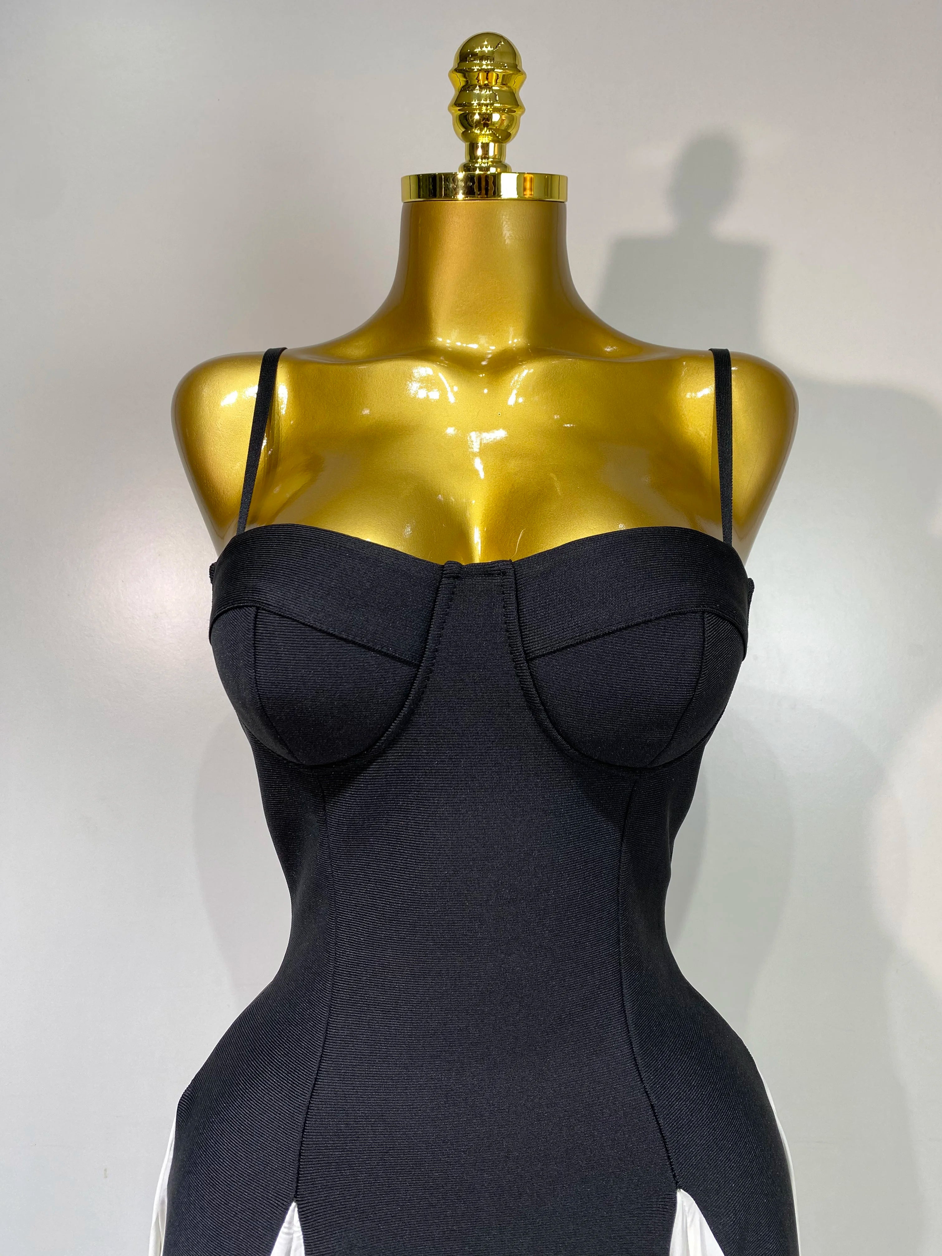 Elegant Sleeveless Backless High Waist Bandage Dress