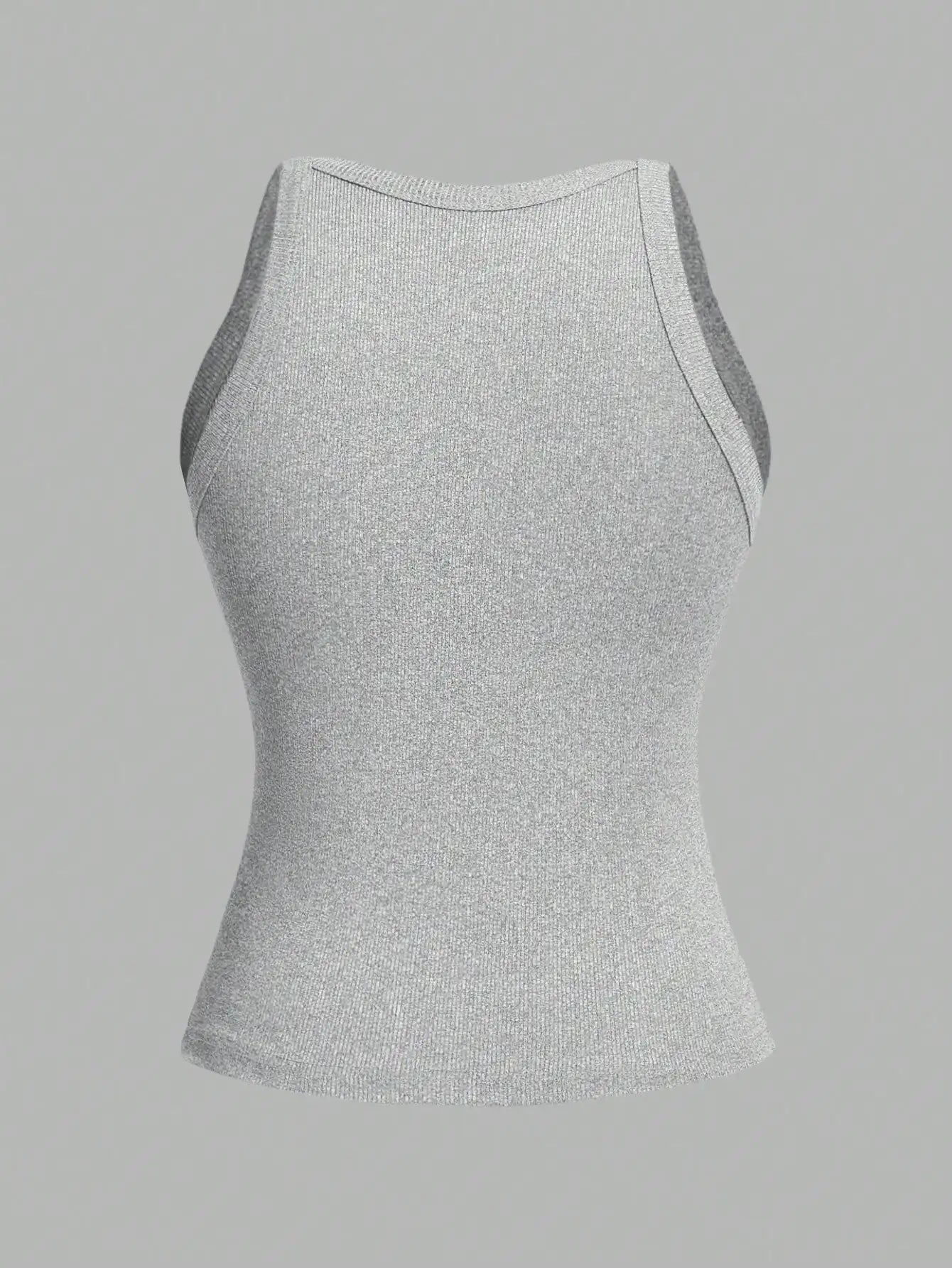 3 Pieces Basic Knitted Vintage Sleeveless Tank Top