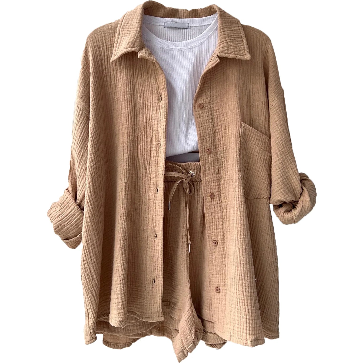 Casual Loose Short Pants Sets