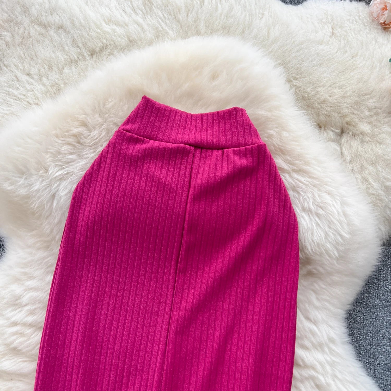Autumn Elastic High Waist Y2K Classic Skirt
