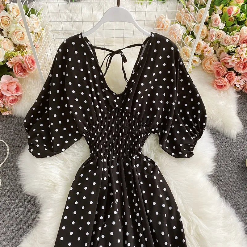 V Neck Dolman Sleeves Floral Print Wide Leg Jumpsuit