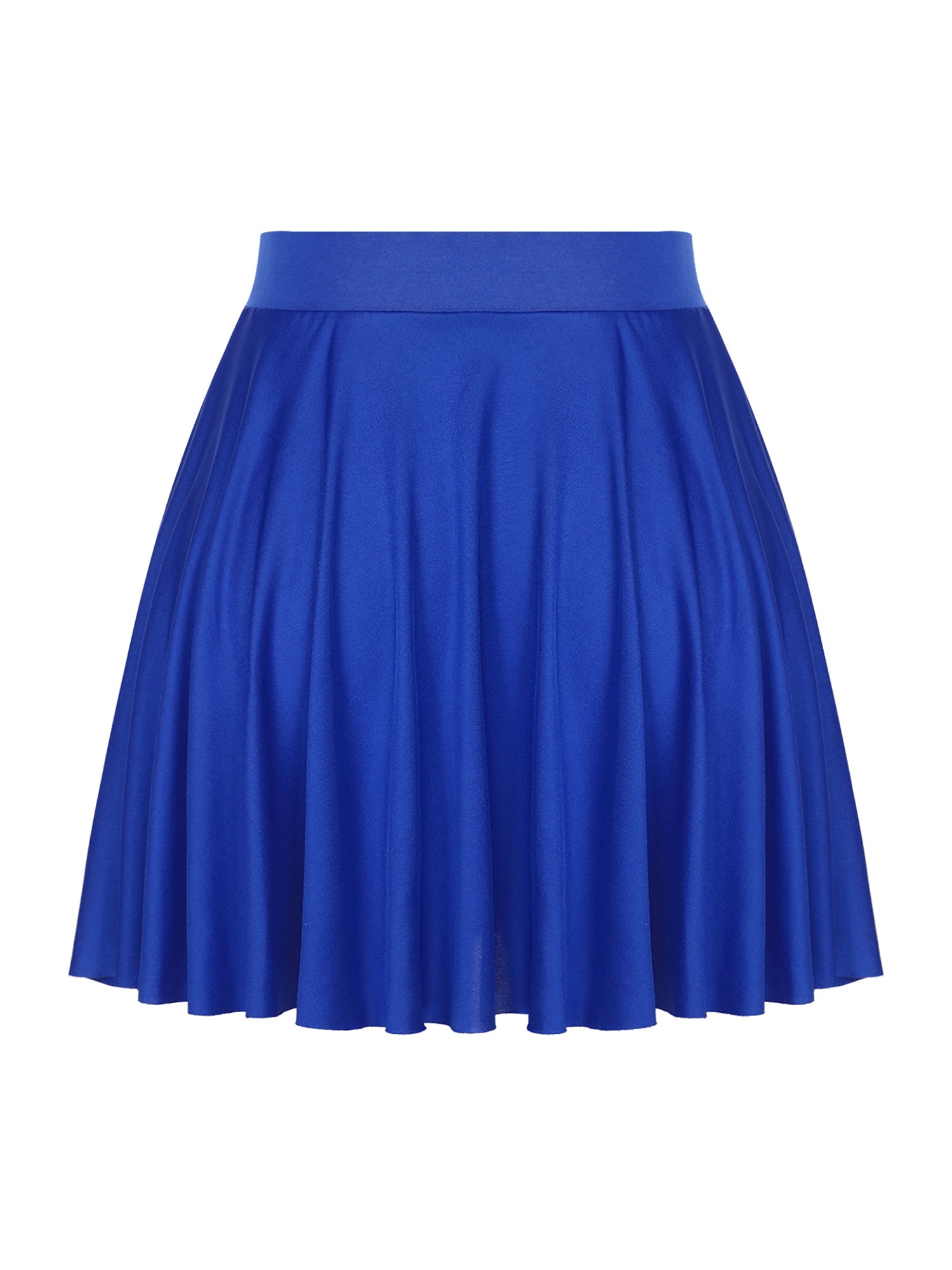 Elastic Waistband Flared Ruffles Skirts