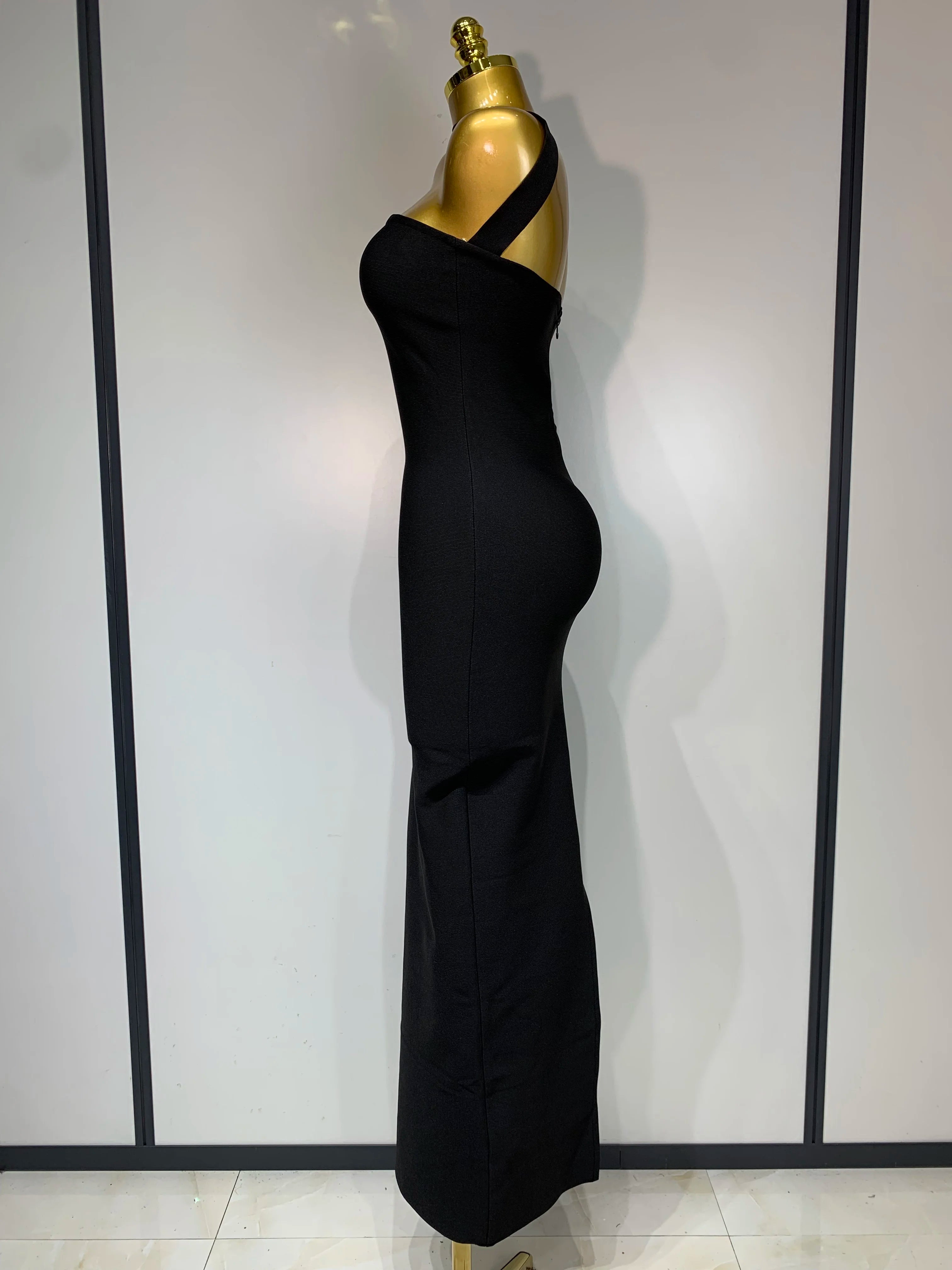 Backless Bodycon Bandage Sleeveless Maxi Long Elegant Luxury Dress