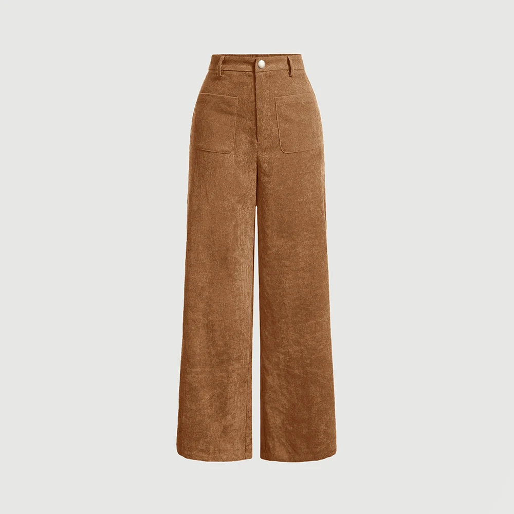 High Waist Casual Retro Vintage Trousers