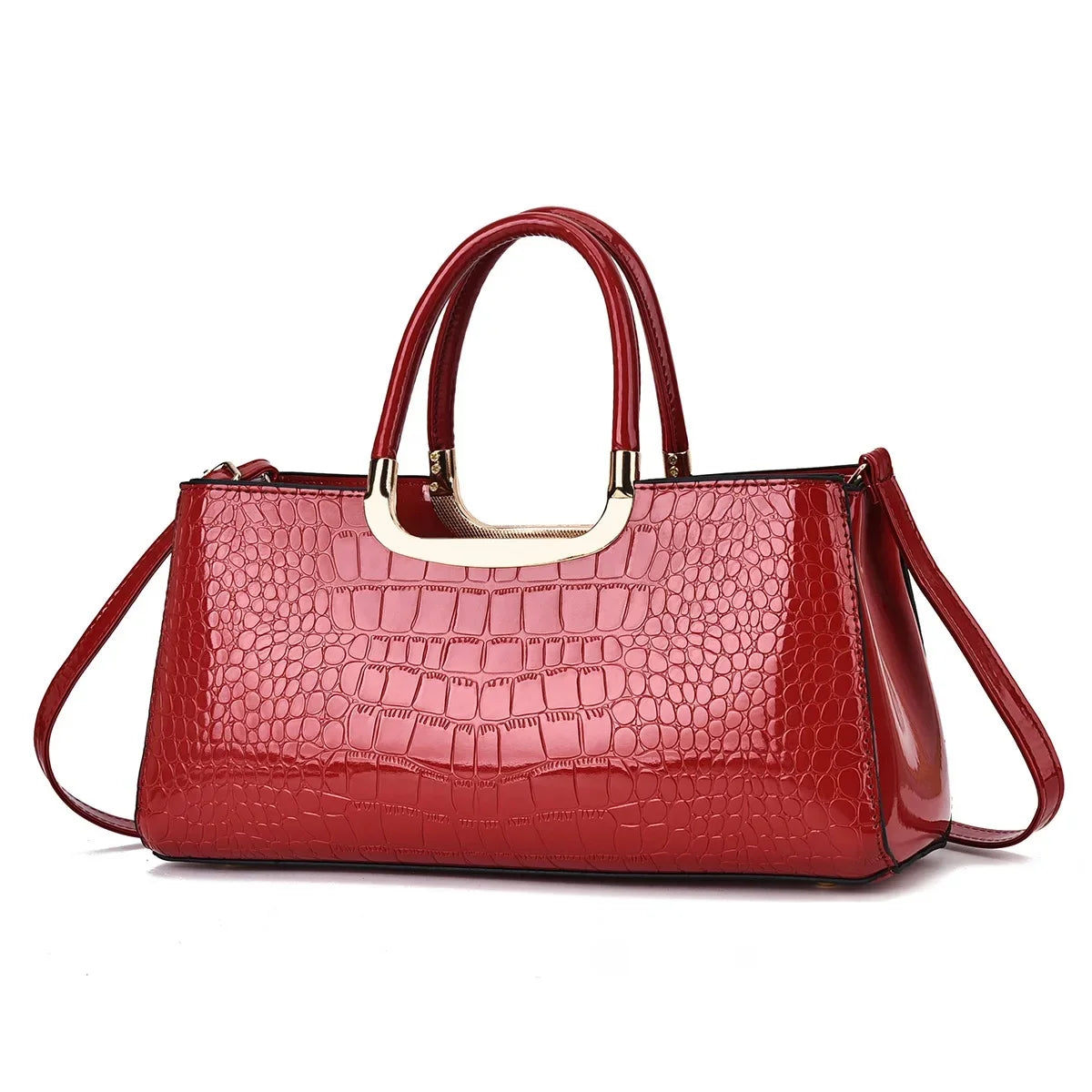 High Capacity PU Leather Crossbody Bag