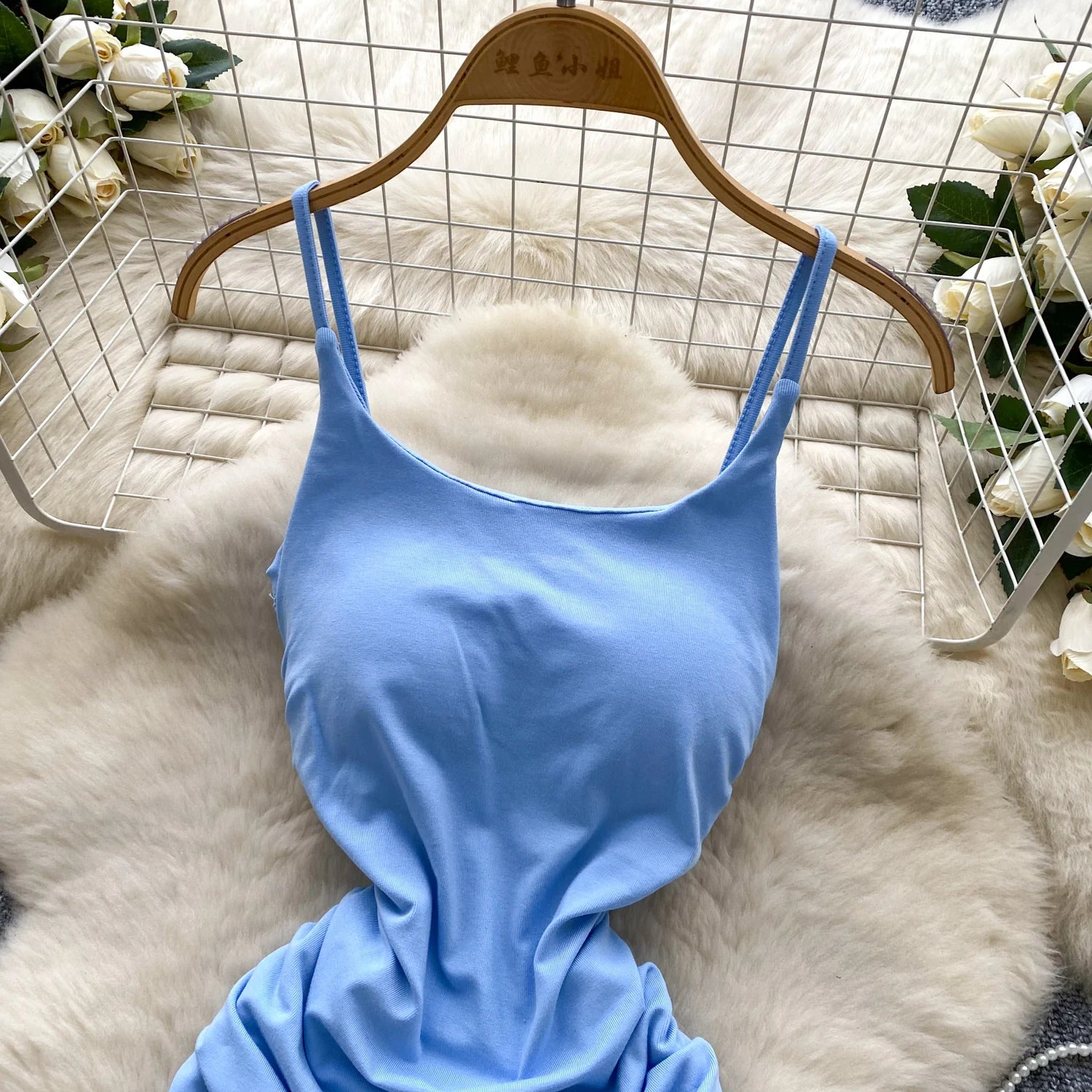 pleated sleeveless slim Vintage pencil dress