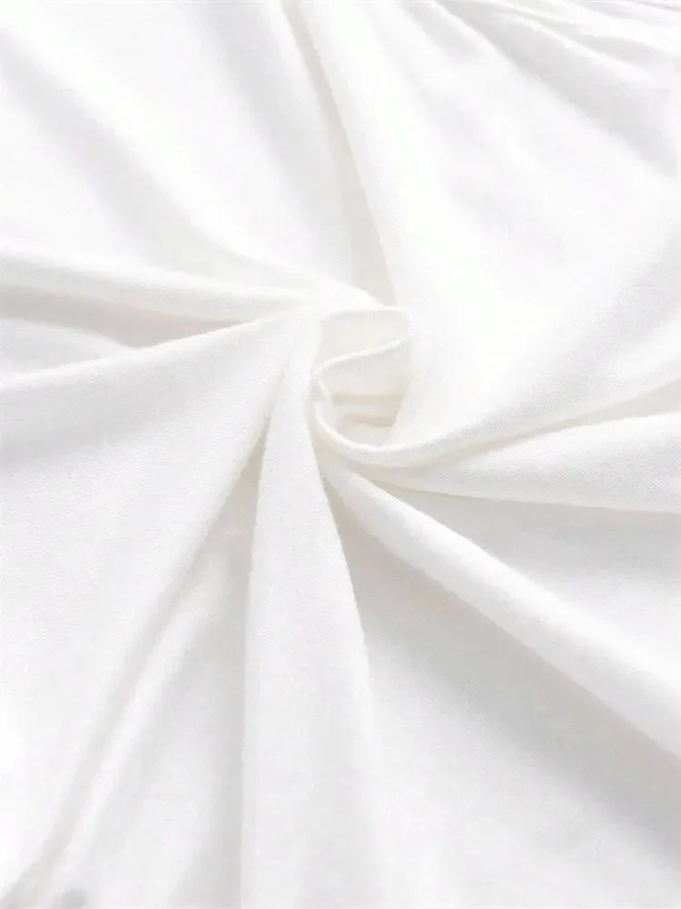 Ruched U-neck Solid Basic Sleeveless Tank Crop Top