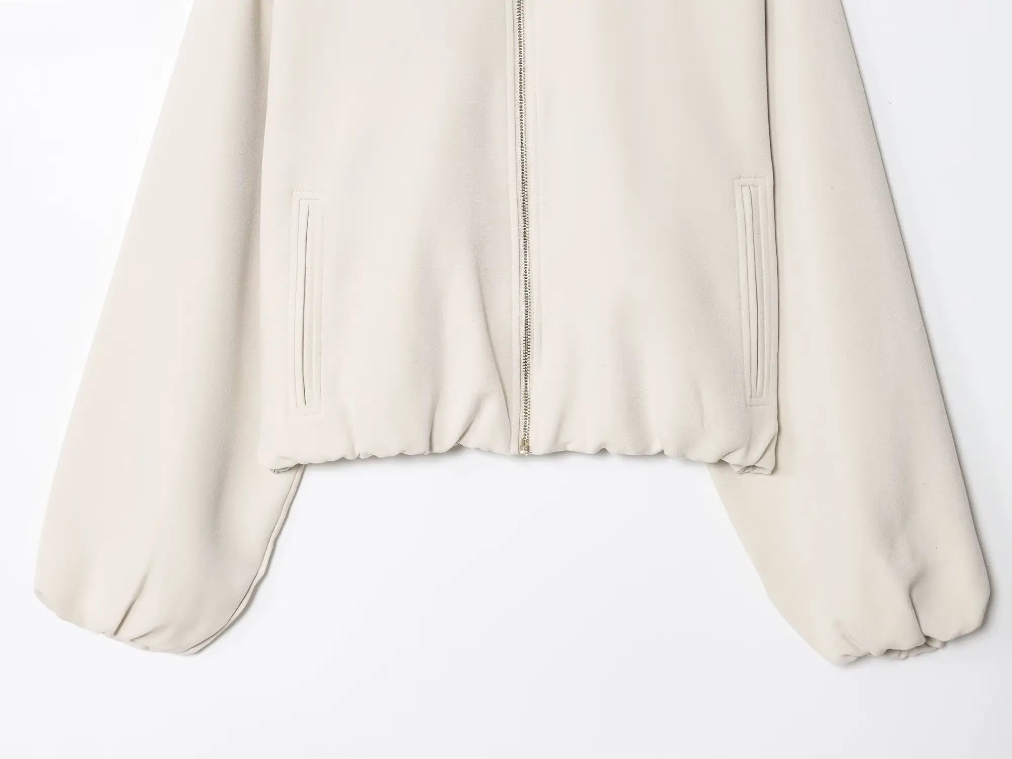 Casual Turn-Down Collar Long Lantern Sleeve  Jacket