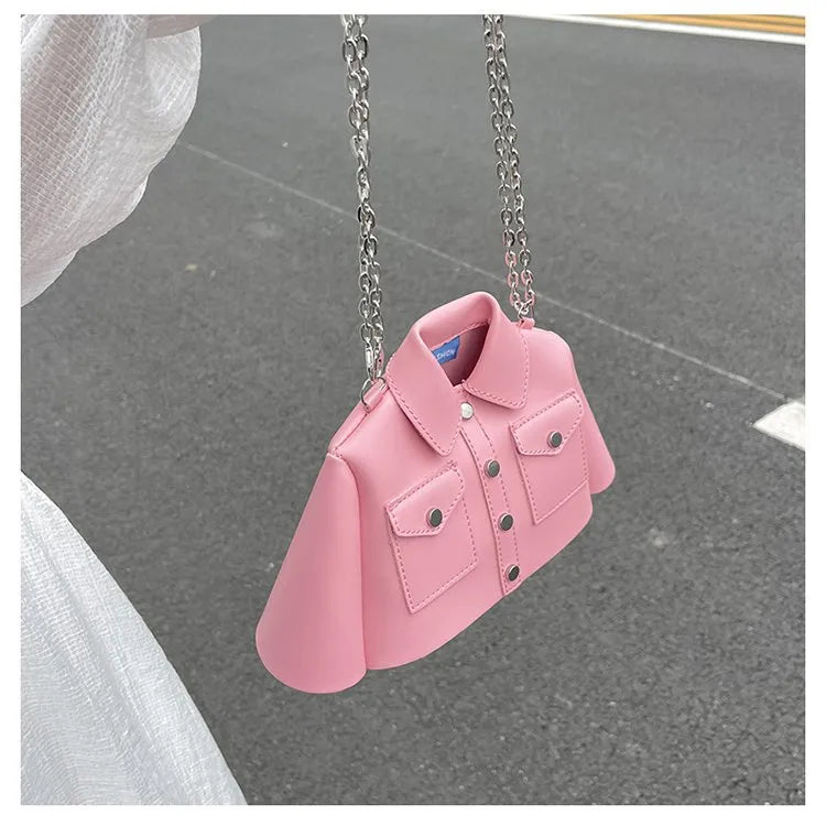 Clothes Shape Shoulder Small Chain Crossbody Bag