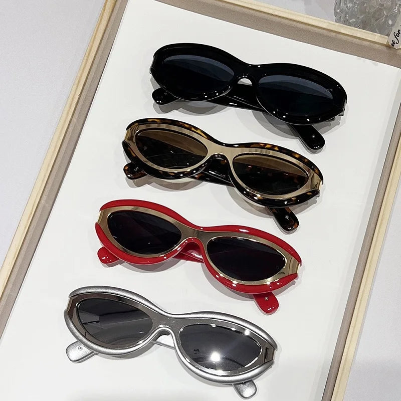 Oval Cat Eye Vintage Trending Sunglasses