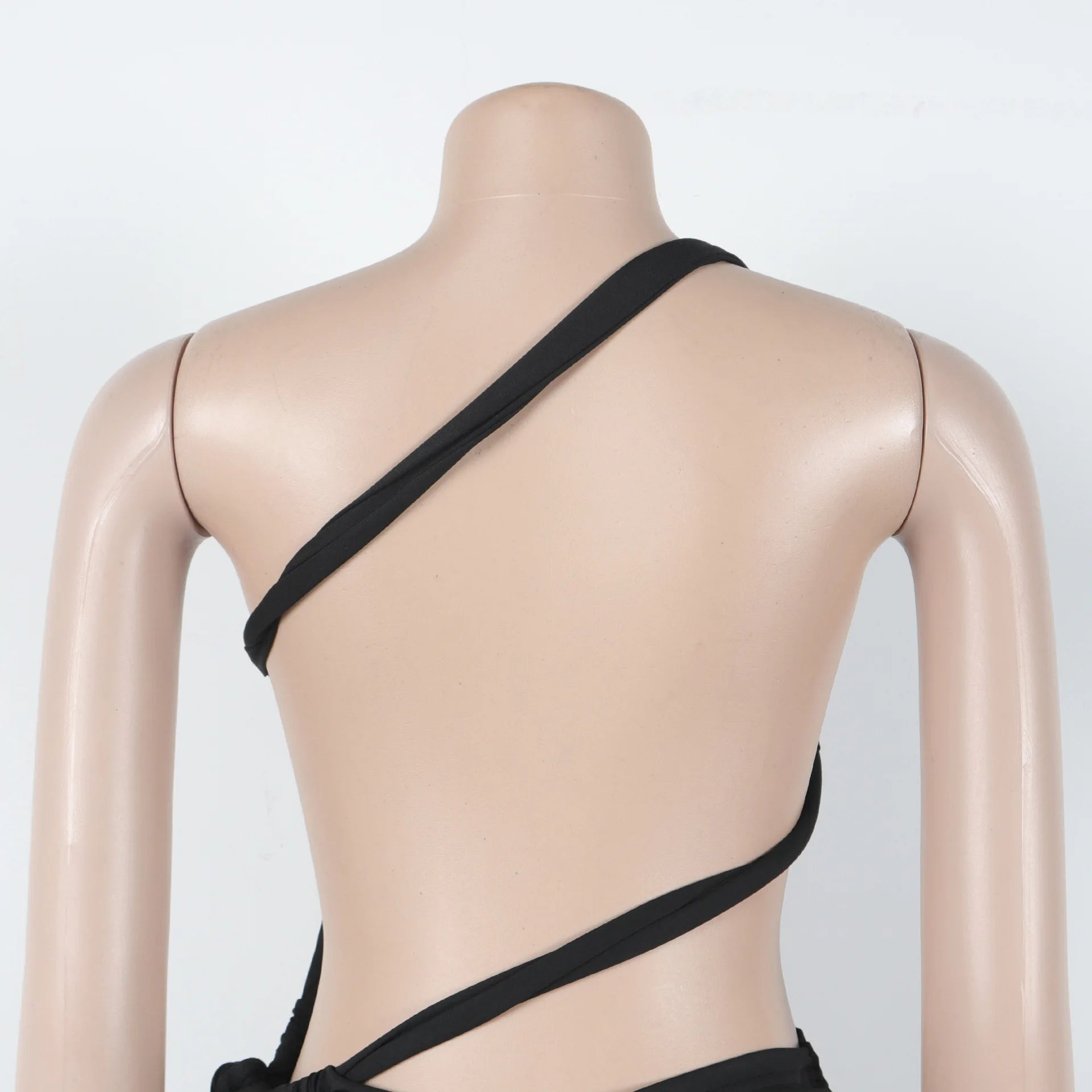 Ruched Patchwork Bodycon Jumpsuits