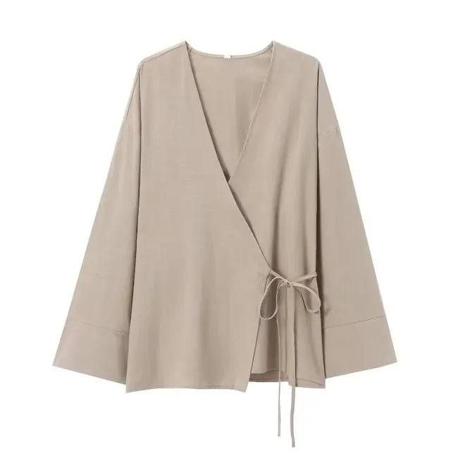 Loose Kimono Shirt  and Casual Trouser