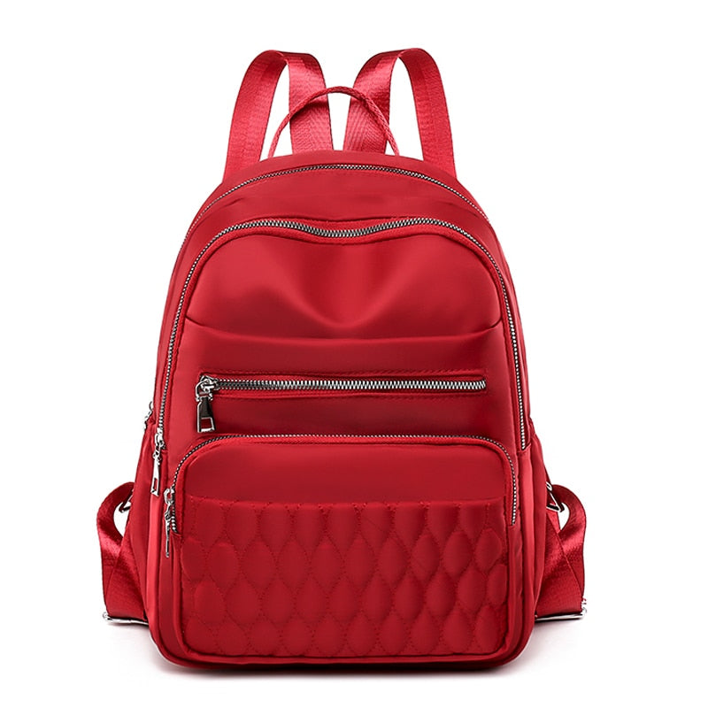 High Quality Soft Fabric Multi-pockets Backpack.