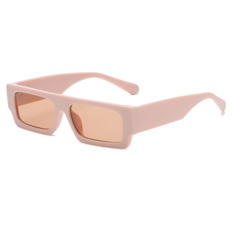 Retro Square Rectangle Vintage Sunglasses