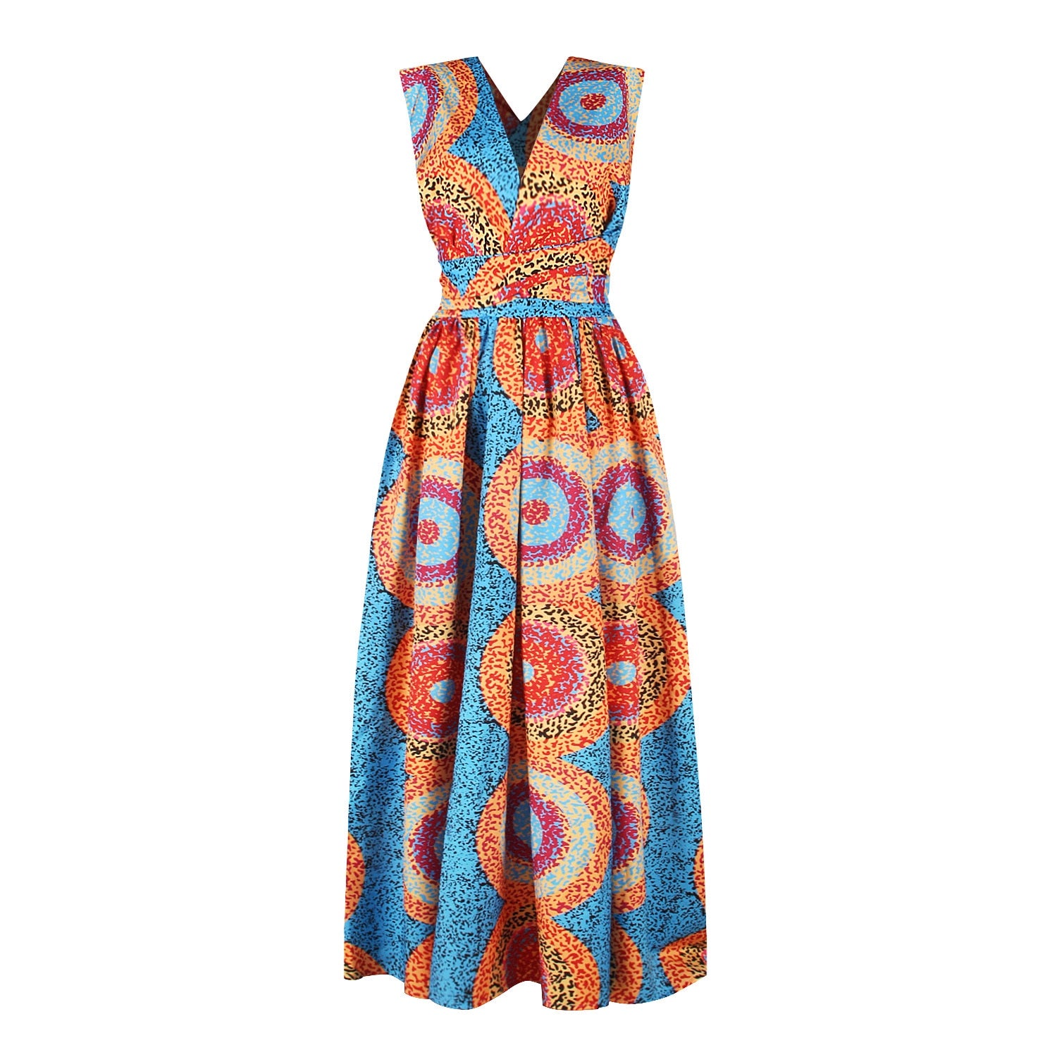 Dashiki Ankara Maxi Sundress